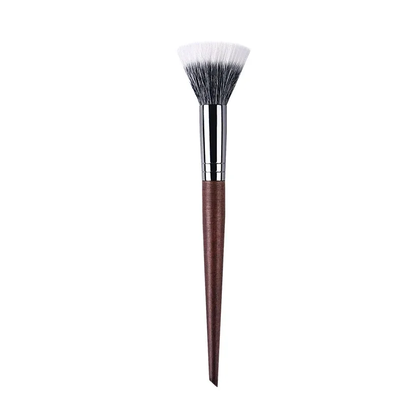 Professional Makeup Brushes Powder contour Setting Multi-Functional Make up Brush Stippling Blush soft Natural wood goat hair — image 9