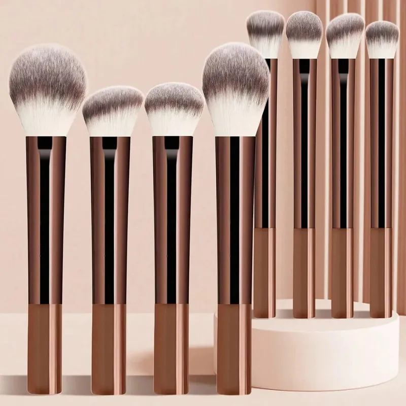 12pcs Makeup Brush Kit Soft Synthetic Hair Make Up Brushes Foundation Blush Eyeshadow Cosmetic Makeup Tools — image 10
