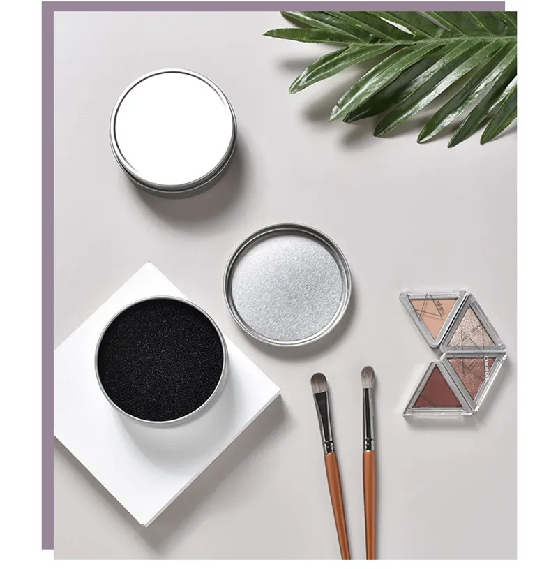 Makeup Brush Dry Cleaning Box Quick Cleaning Disposable Sponge Makeup Brushes Tools Accessories — image 1