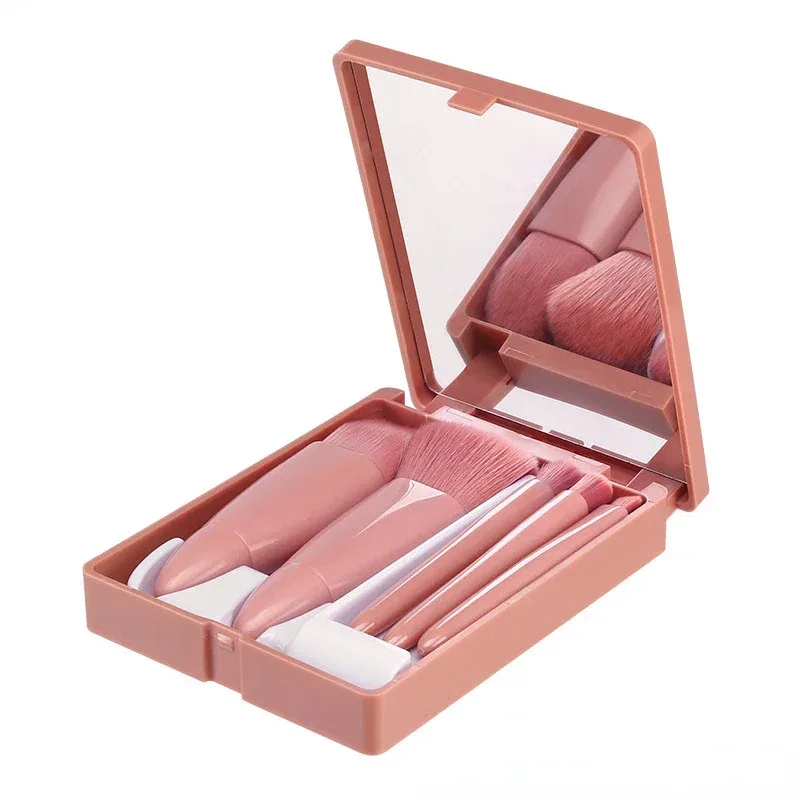 5-10Pcs Purple Makeup Brushes Set with Storage Bag Eye Shadow Powder Foundation Sculpting Highlighter Eyebrow Brush Professional