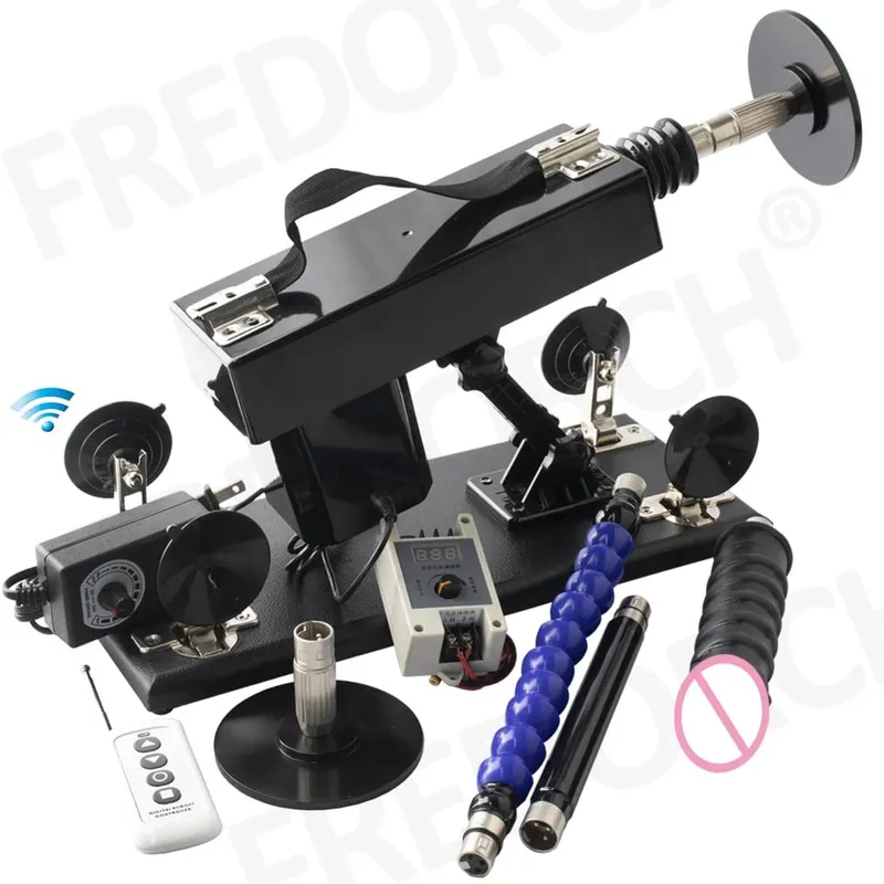 Sex Machine for Woman Adjustable Masturbating Pumping with 3XLR Accessories Sex Gun Love Machine for Men Adult Toys