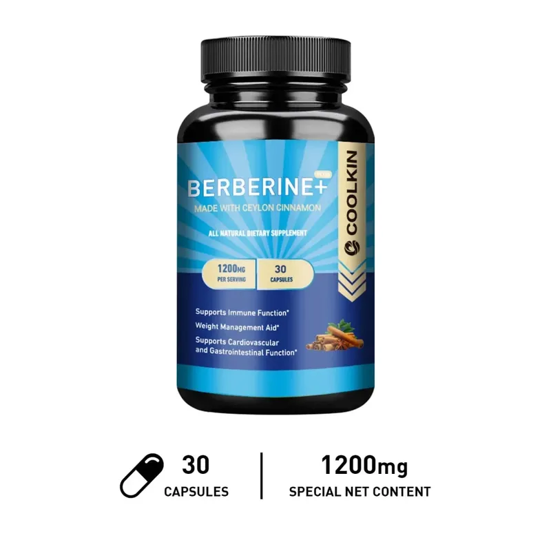 Premium Berberine HCl 1200 Mg Plus Organic Ceylon Cinnamon - Suporta sa Immune System Weight Management Supplement — image 9