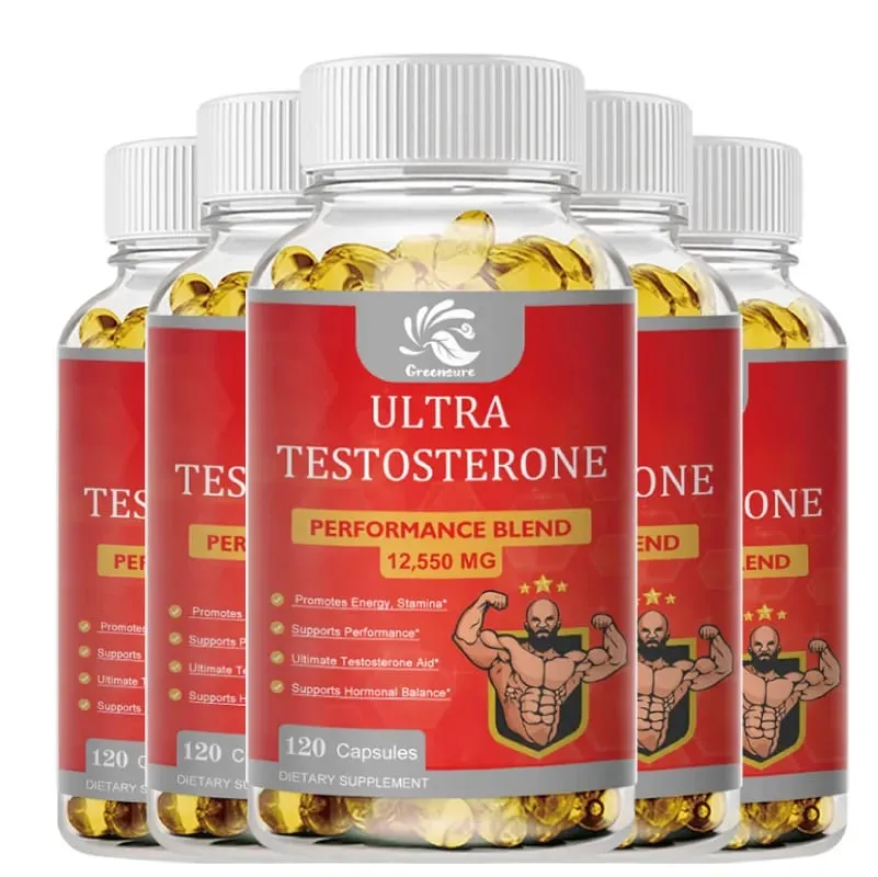 Greensure Male Energy Booster - Healthy Support to Help Boost Strength and Build Lean Muscle
