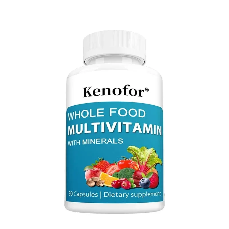 Multivitamin-Kapseln enthalten Biotin und Magnesium als Antioxidantien und helfen, die Immunfunktion, Energie und die Gesundheit des Immunsystems zu stärken