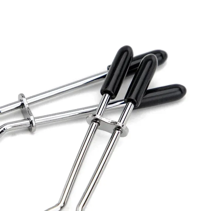 Metal Nipple Clamps clips ring bell BDSM breast Bondage restraint Sex Toy For Women Couple play Game — image 5