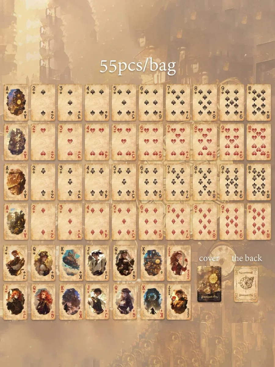 Mr.Paper Table Card Game 54/Box Butterfly Halloween Little Witch Printed Mini Poker Cards Halloween Christmas Gift for Children — image 11