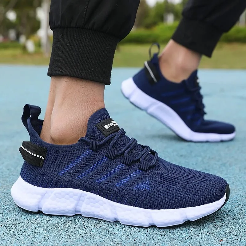 New Summer Soft Soled Running Shoes Men Mesh Breathable Casual Shoes Comfortable Fashionable Versatile Outdoor Exercise Shoes — image 7