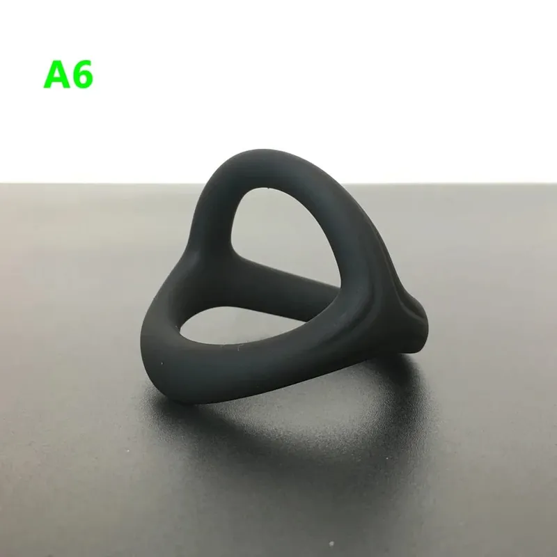 3PCS Durable Silicone Cock Rings Flash In The Night Lock Penis Ring Sex Toys For Men Male Delay Ejaculation Scrotum Lock Ring — image 16