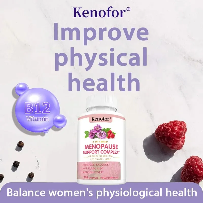 Kenofor Women's Menopause Supplement Capsules Improves Mood Supports Weight Management Boosts Metabolism Antioxidant — image 2