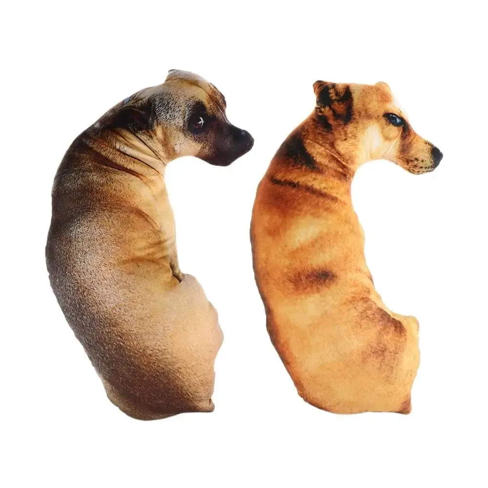 Toy 3D Lifelike Animal Throw Pillow Soft Plush Dog Pillow Creative Cushion Office — image 8