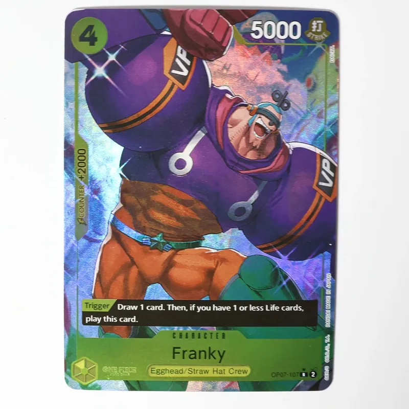 One Piece Game Cards Monkey.D.Luffy Nami Zoro Chopper. Frosted Laser Cards Blue Core Cards.OPCG Used For Game Card Collection. — image 15