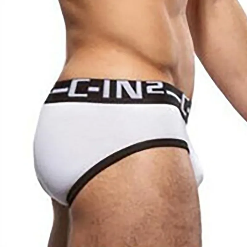 New Arrival Men's Underwear Vintage Breathable Cotton Underpants Beach Style Boxer Low Waist T-back Fashion Briefs For Male — image 9