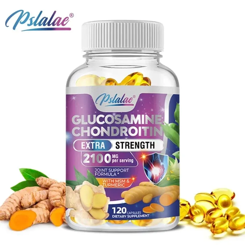 Glucosamine Chondroitin MSM Turmeric Boswellia - Joint Health and Joint Function Support - Glucosamine Sulfate Mobility FormulaC — image 2