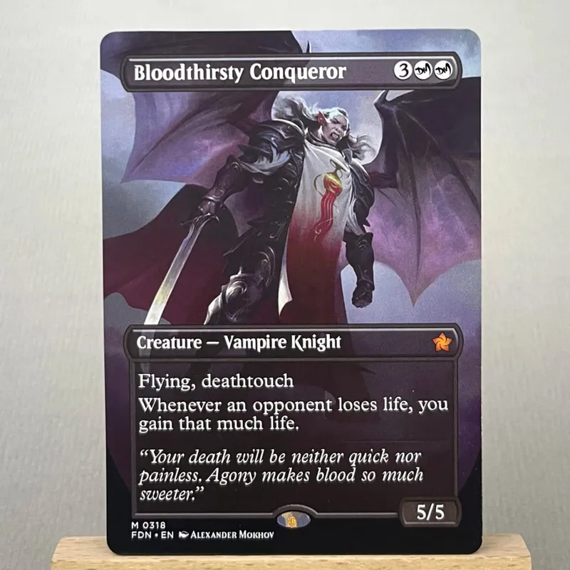 J25 INR FDN DFT DSKHOLO11-01 Tcg Proxy karty Edgar Markov Teror vrcholů Void Winnower The Aetherspark