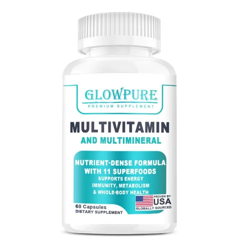 女性のためのオーガニックマルチビタミン - 免疫力、ストレス、髪、肌、爪のためのB複合体ビタミンC D3とK2を含む自然食品