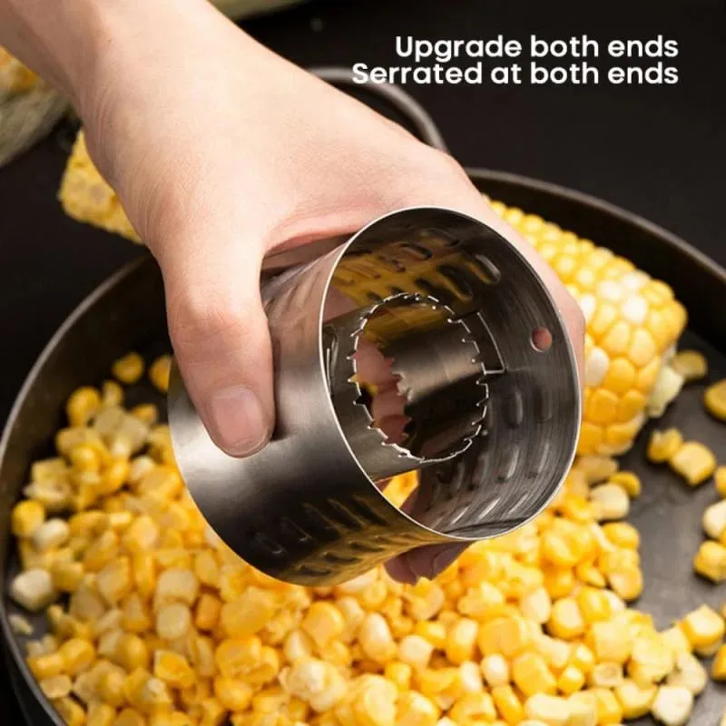 Corn Stripper Fruit Tools Stainless Steel Corn Cob Remover Cutter Shaver Fruit Vegetable Cooking Tools Kitchen Supplies 1Pc — image 3