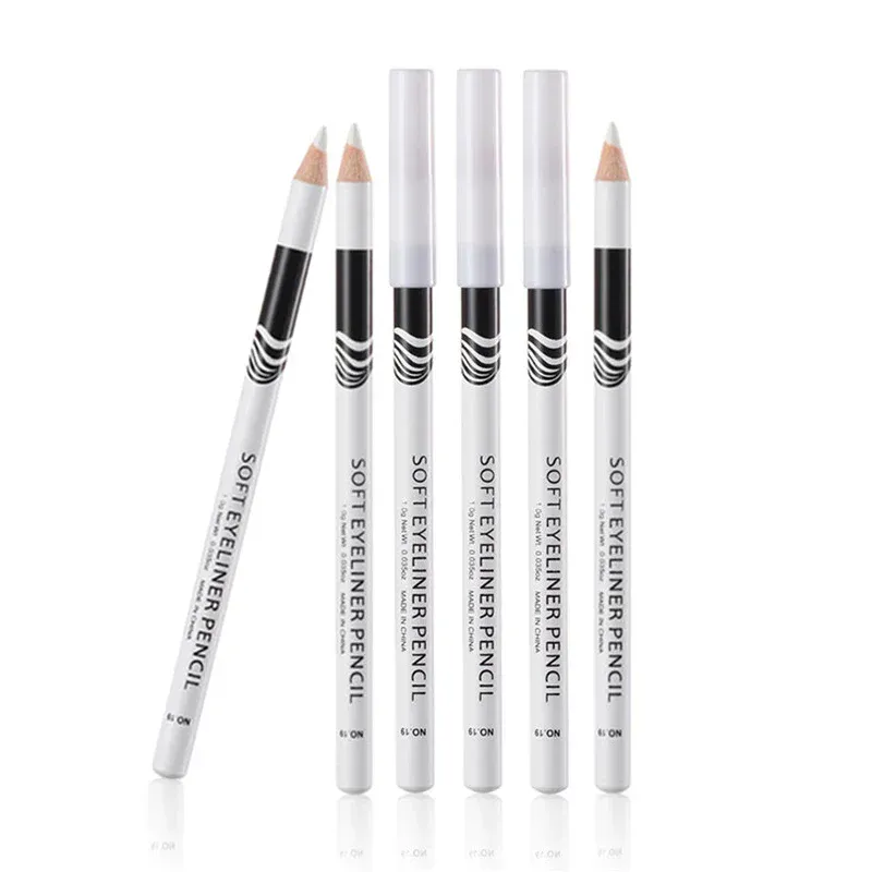 Eyeliner Pencil Eye Styling Pen Professional Portable Quick-dry Eye Liner Pen White for Female Make Up Beauty Cosmetics Tools — image 2