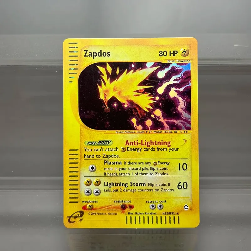 PKM-Karten Steelix Alakazam Scizor Einzelfolienkarten Raichu Slowking Game Collection-Karten PTCG-Ersatzkarten Aquapolis-Serie — image 6