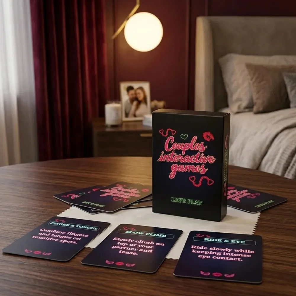 50 szt. Seksualna para gra karciana Flirty interaktywna randka nocna gra miłość pytania i odpowiedzi zestaw kart wyzwań romantyczny prezent na walentynki — image 5