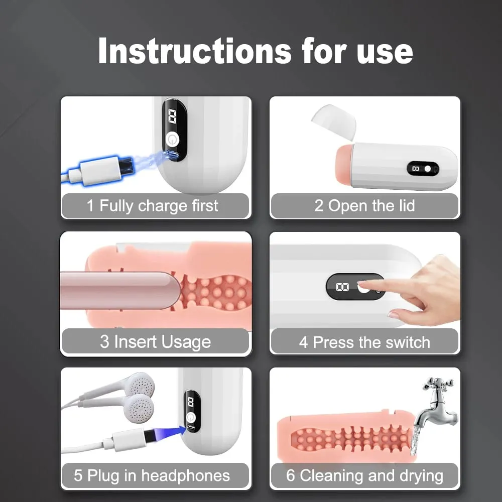 Automatic Male Masturbation Airplane Cup Vaginal Oral Penis Extension Ejaculation Exercise Adult Masturbation Sex Machine Toys — image 6