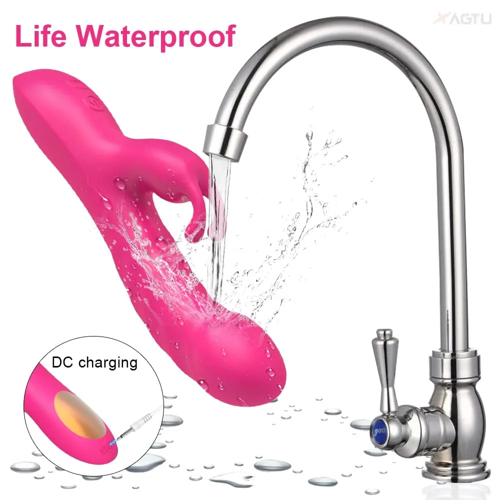 G Spot Rabbit Vibrator for Women Nipple Clitoris Stimulator Powerful Dildo Vagina Massager Adults Masturbator Female Sex Toy — image 4