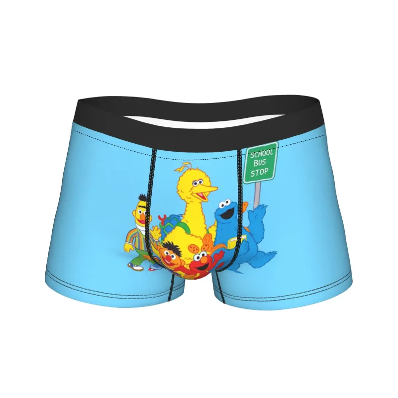 S-Sesames Streets Tango Elmo & Grover Unterwäsche Herren Shorts Slips Lustige Boxershorts Qualität Customs Oversize Höschen — image 13