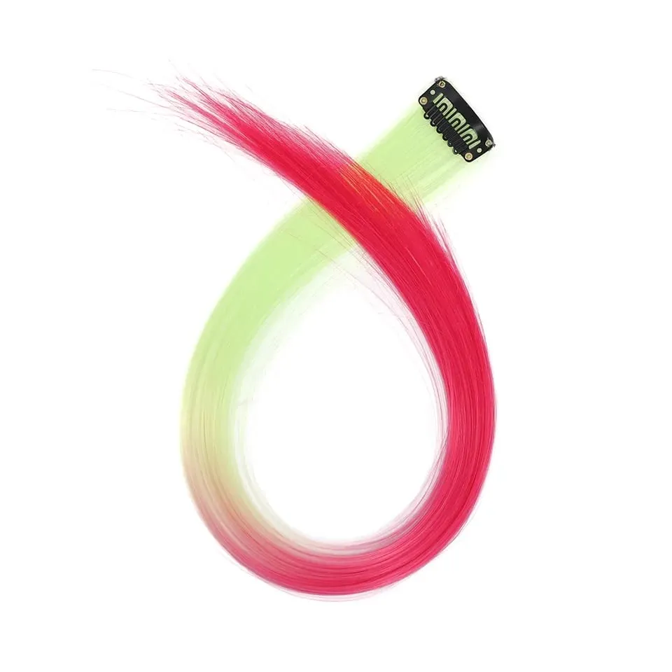 20 Inch Synthetic Multicolor Hair Extensions For Cosplay Party Y2K Style Hair Accessories Halloween Christmas — image 38