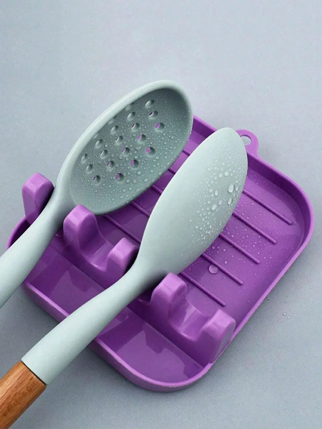 1pc Household Multifunctional Spatula Rack Kitchen Shovel Spoon Storage Rack Sitting Cutting Board Spatula Pot Cover Shelf