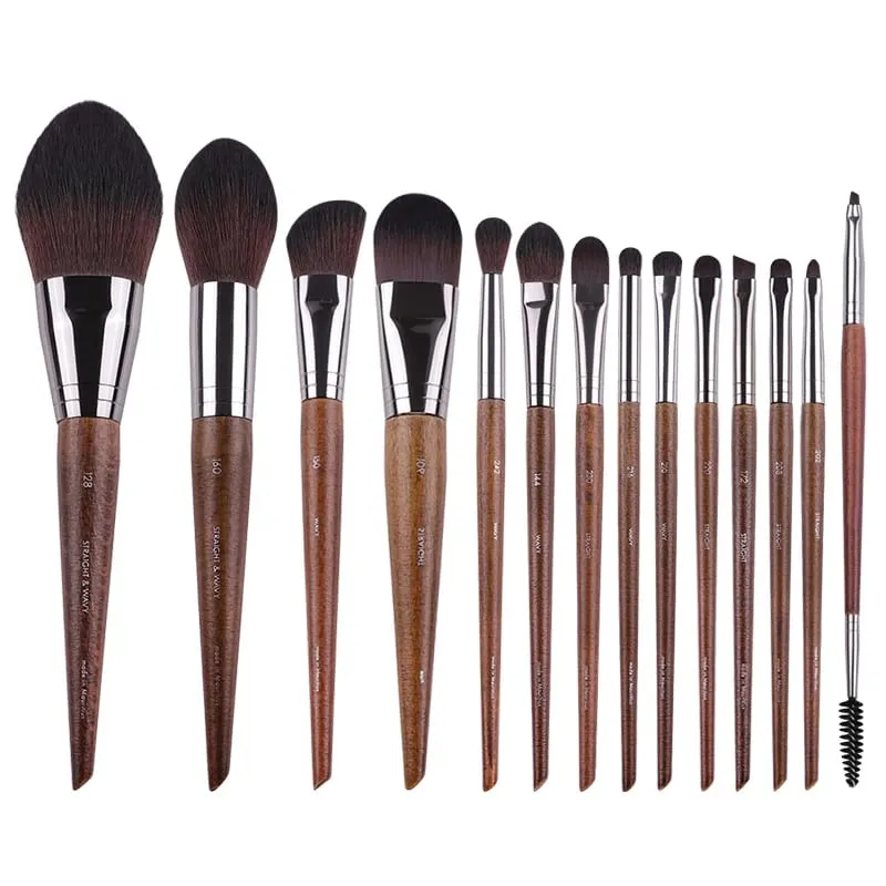 2pc/35pcs MF Natural Wood Soft Makeup Brushes Powder Foundation Concealer Make Up Brush Blush Synthetic Hair Shadow Tools — image 4