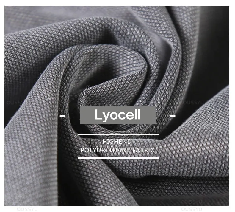 Summer Thin Soft Lyocell Fabric Jeans Men Loose Straight Wide Leg Pants Drawstring Elastic Waist Casual Trousers Plus Size M-5XL — image 9