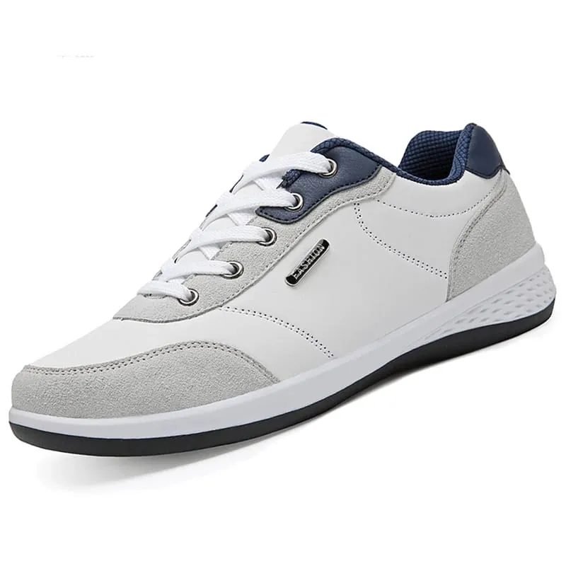 New Running Shoes Men Leather Waterproof Athletic Sneakers Men Wear-resistant Man Walking Sport Shoes Comfortable Men Shoes