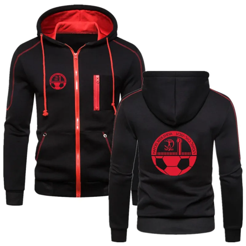 2023 New Men Printing Hapoel Beer Sheva Fashion Brand Spring and Autumn Comfortable Casual Solid Color Hoodies Sweatshirt Tops