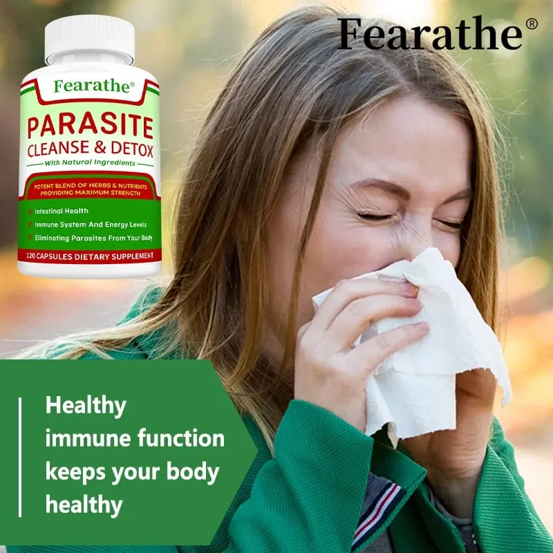 Parasite Cleanse - Bowel Cleansing Supplement Digestive Health Immune Health Parasite Removal Natural Gut Health