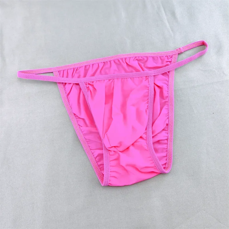 Solid Color Briefs Men Underwear Ultra Thin U Pouch Panties Low Waist Seamless Quick Dry Briefs for Daily Wear — image 26