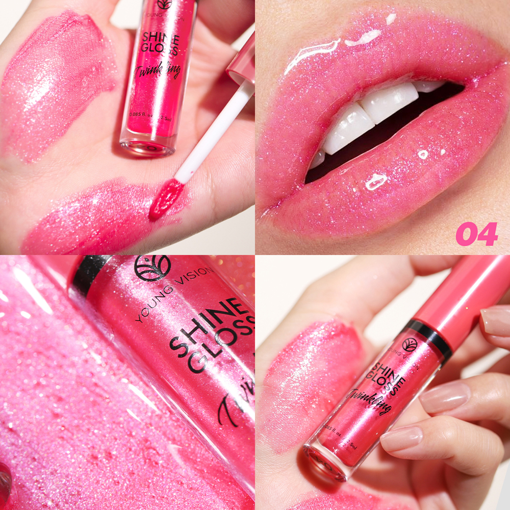 Watery Glossy Color Burst Lip Nectar Lovely Little Shaved Ice Lip Dew Fine Glitter Lip Gloss Water Gloss Lip Mirror Lip Glaze — image 4