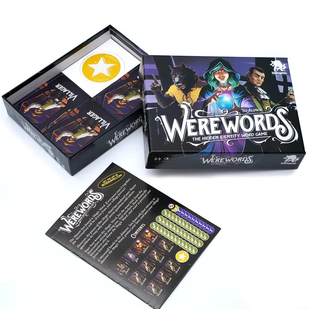 Werewords Board Game Fun for Families Engaging Social Deduction Great for Families Party Game for Word Game