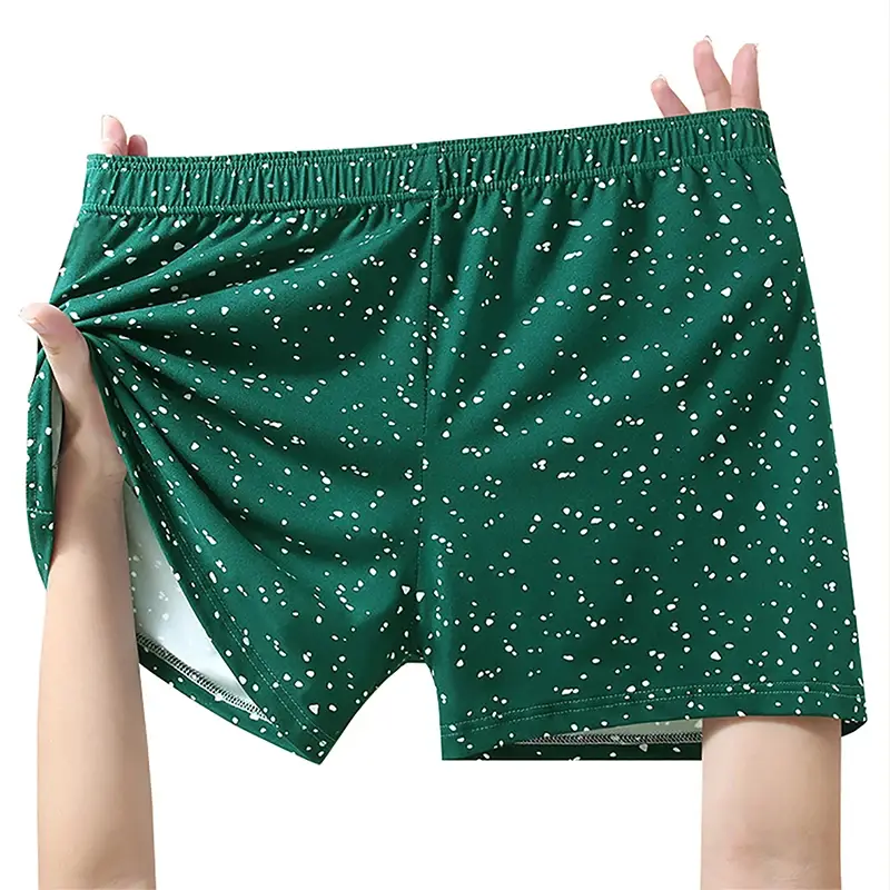 5 pçs novo estilo calcinha masculina polka dot aro calças com cantos planos pele macia amigável calças gordas respirável roupa interior masculina — image 11