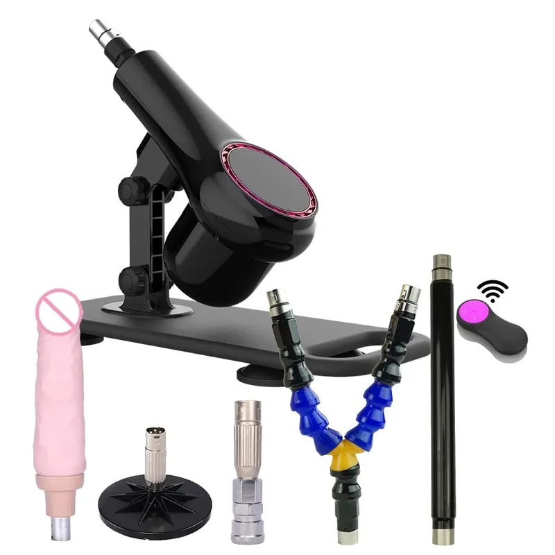 sex machine thrusting love machine automatic telescopic vibrator with Different Dildo Attachments Toys Sex toys — image 27