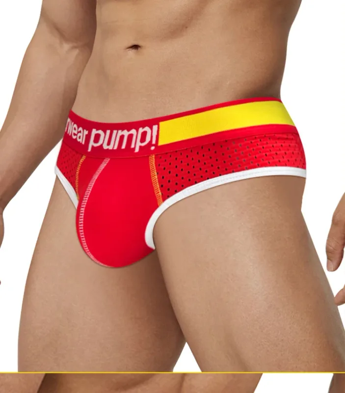 남자의 낮은 허리 슬리밍 메쉬 팬티 U 볼록한 주머니 탄성 허리띠 통기성 다채로운 Jockstrap 속옷