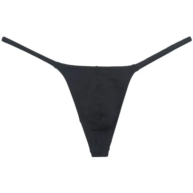 Men Modal String Thong Underwear Male Minimal Coverage Hipster T-back Jock Strap — image 15