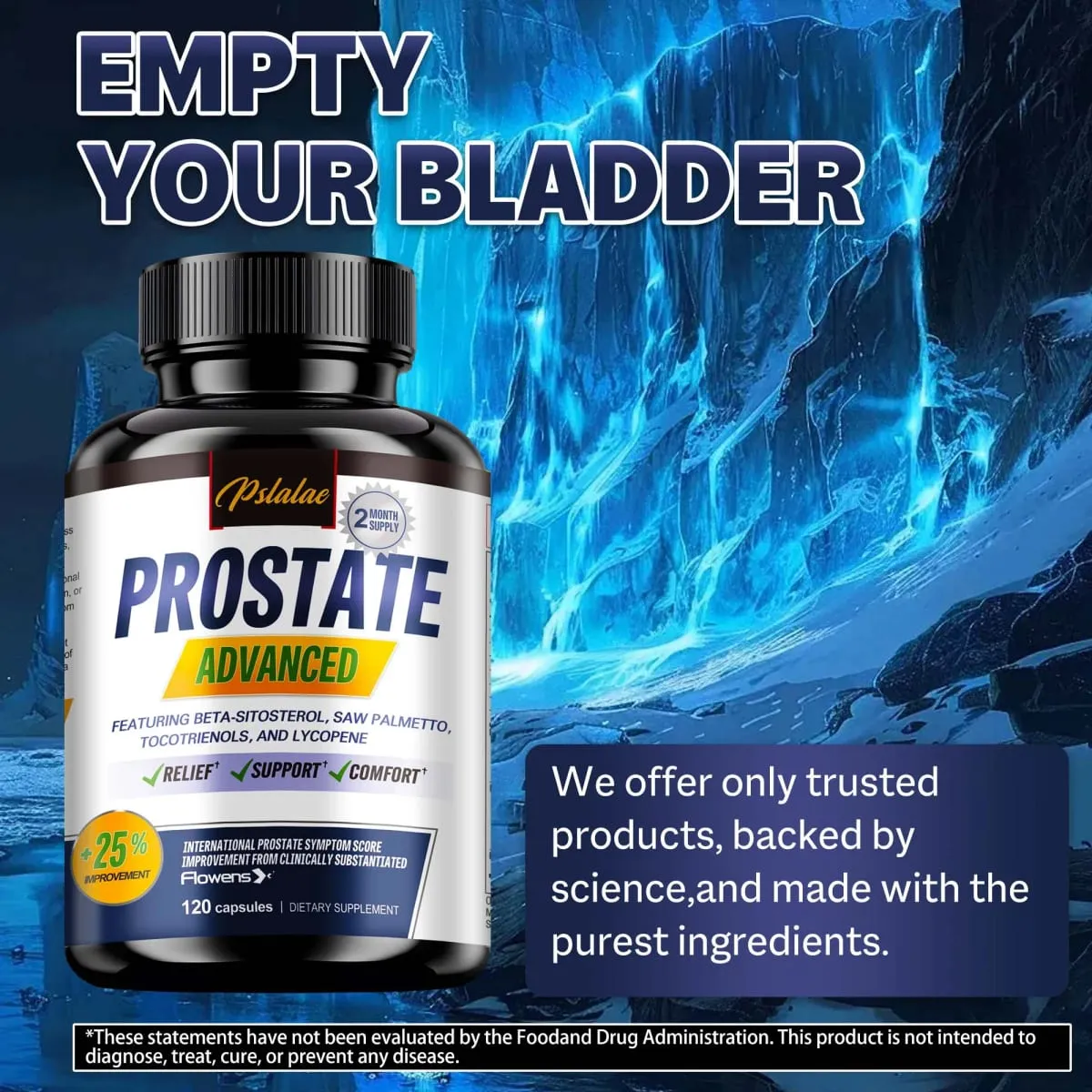 Report Item Prostate - Premium Formula with Saw Palmetto Lycopene Nettle Cranberry - 30/60/120 Capsules