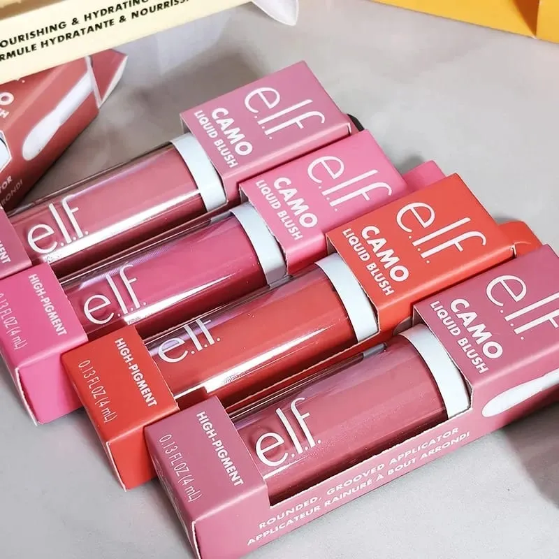 Bestseller Brands Elf Latest Style Multicolored Liquid Powder Blusher Highlight Contour Stick Long-Lasting Natural Cheek Rouge — image 6