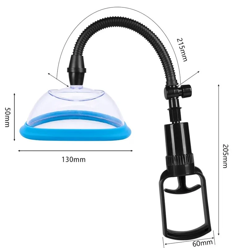 Manual Vagina Pump Breast Sucking Massager Vaginal Clitoral Suction Cup Sexual Enhancers Nipple Stimulator Sex Toy for Women — image 12