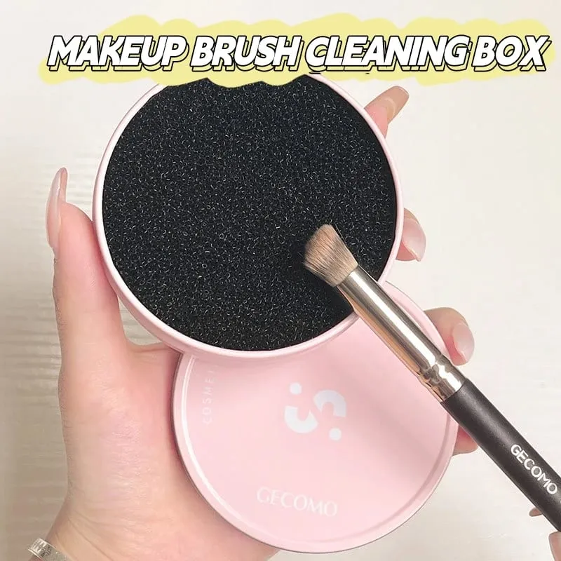 Makeup Brush Cleaning Box Quick Clean Sponge Eyeshadow Brushes Dry Cleaner Cosmetic Wash Clean Powder Tool Makeup Accessories