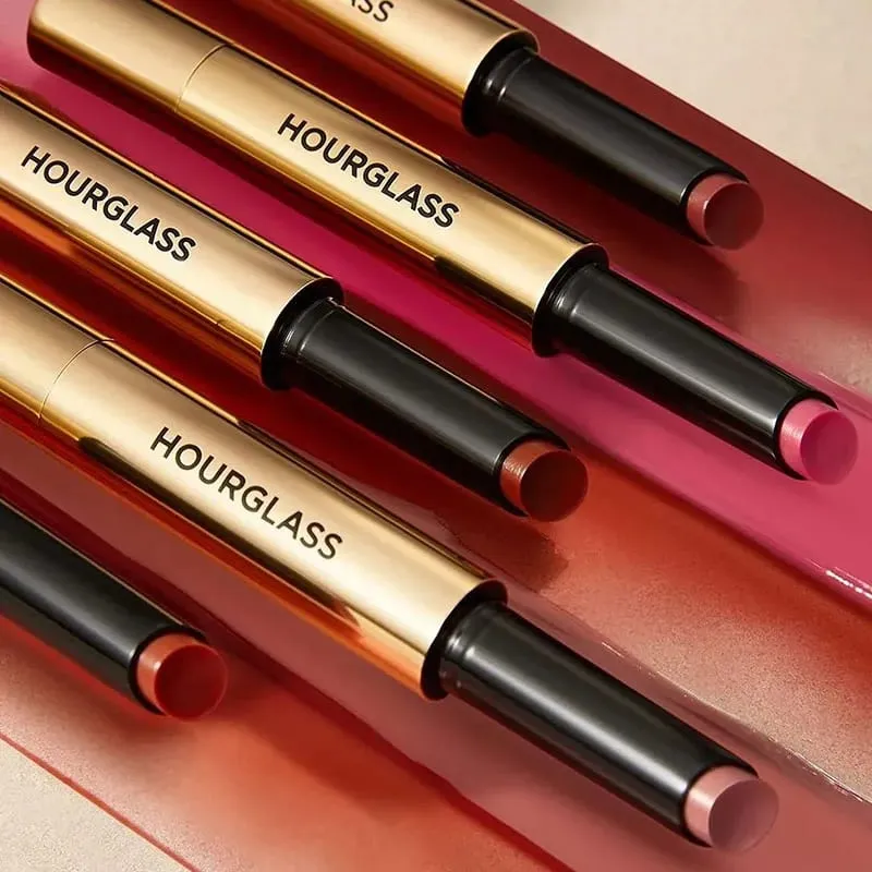 6 Colors Hourglass Lipstick Phantom Volumising Glossy Balm Cinnamon Milk Tea Brown Lip Gloss Nourishing Mirror Surface Makeup — image 3