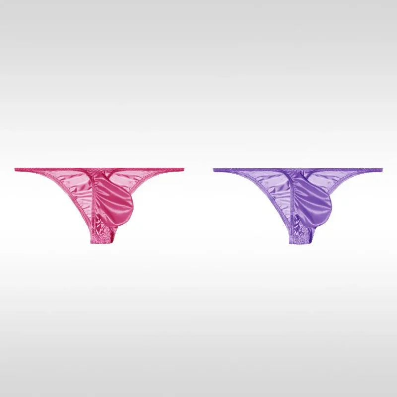 Men's Underwear Ice Silk Low Rise Sexy Bikini Briefs — image 34