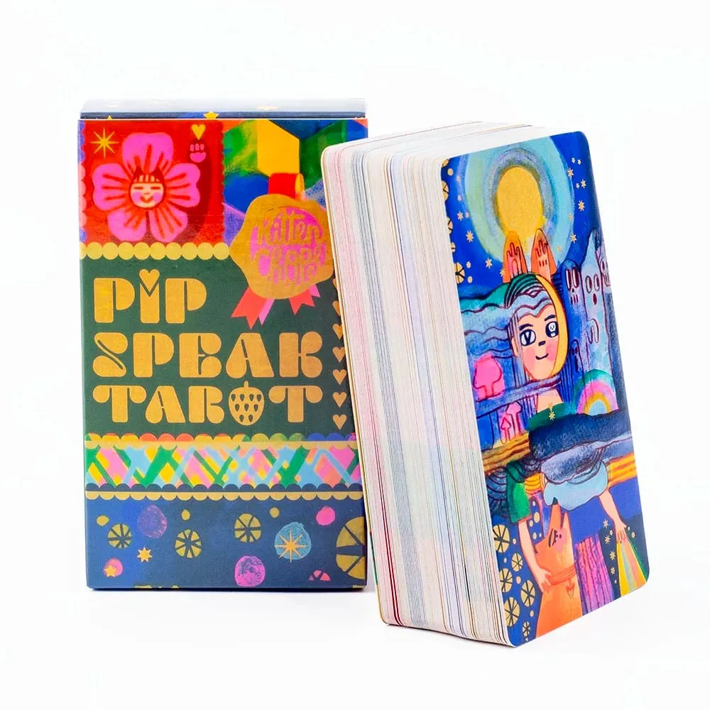 Pipspeak Tarot 10,3*6 см Восхитительная колода из 78 карт в марсельском стиле. Окунитесь в причудливый мир чтения пипсов. — image 2