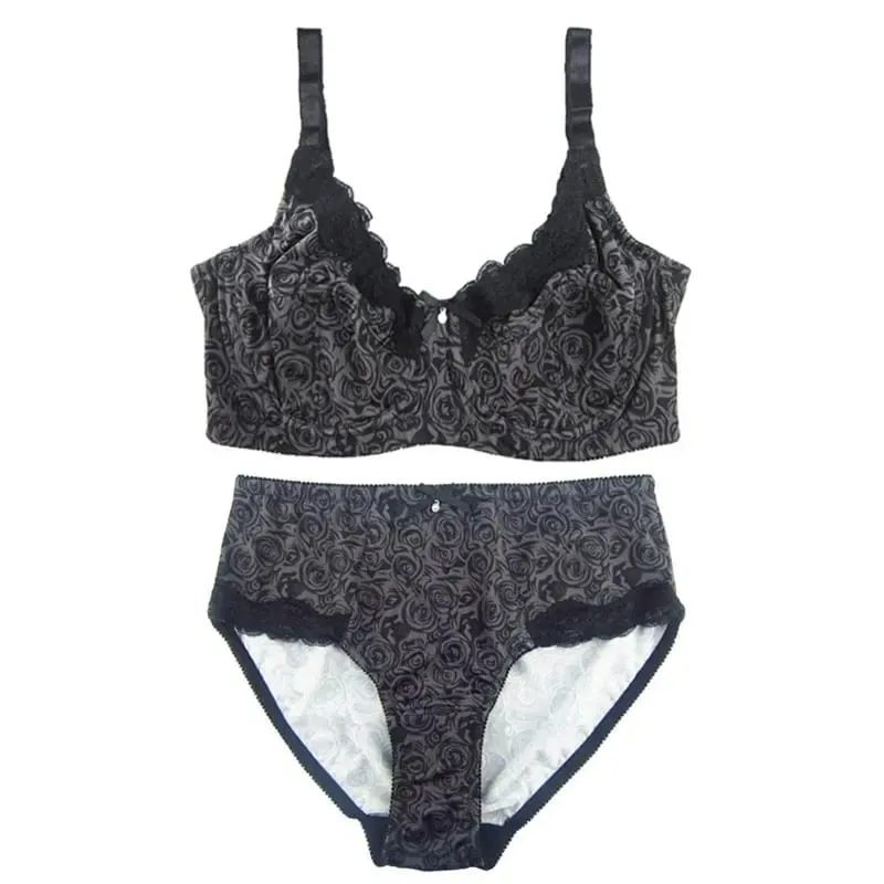 Mierside D0295 Hot Fashion Plus size bh-sæt uden polstring Lingeri til kvinder Sexet 34/36/38/40/42/44/46 C-D-DD-DDD(E)-F-G