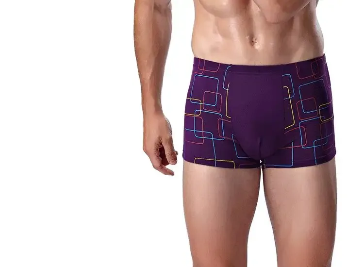 4PCS Mens Boxer Shorts Modal Underwear Sexy Striped Underpants Breathable Boxers Bamboo Fiber Panties Male Plus Size XXL-7XL — image 11