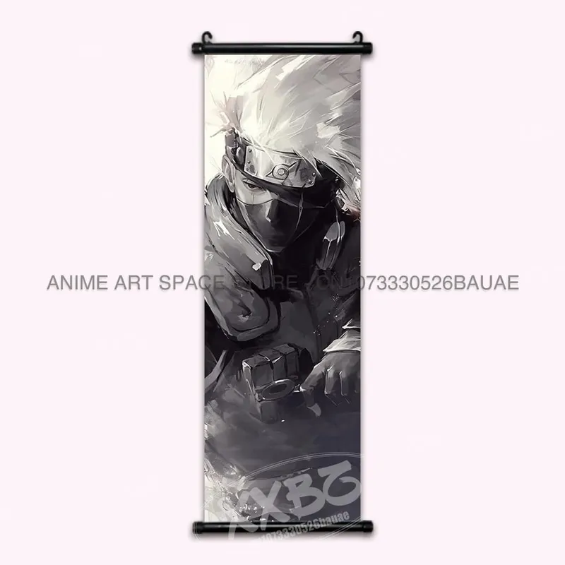 Anime Naruto Hanging Painting Hatake Kakashi Wall Art Scrolls Picture Uchiha Sasuke Home Decor Canvas Poster Haruno Sakura Mural — image 16